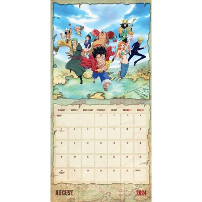 One Piece Anime 2024 Square Calendar in 2023