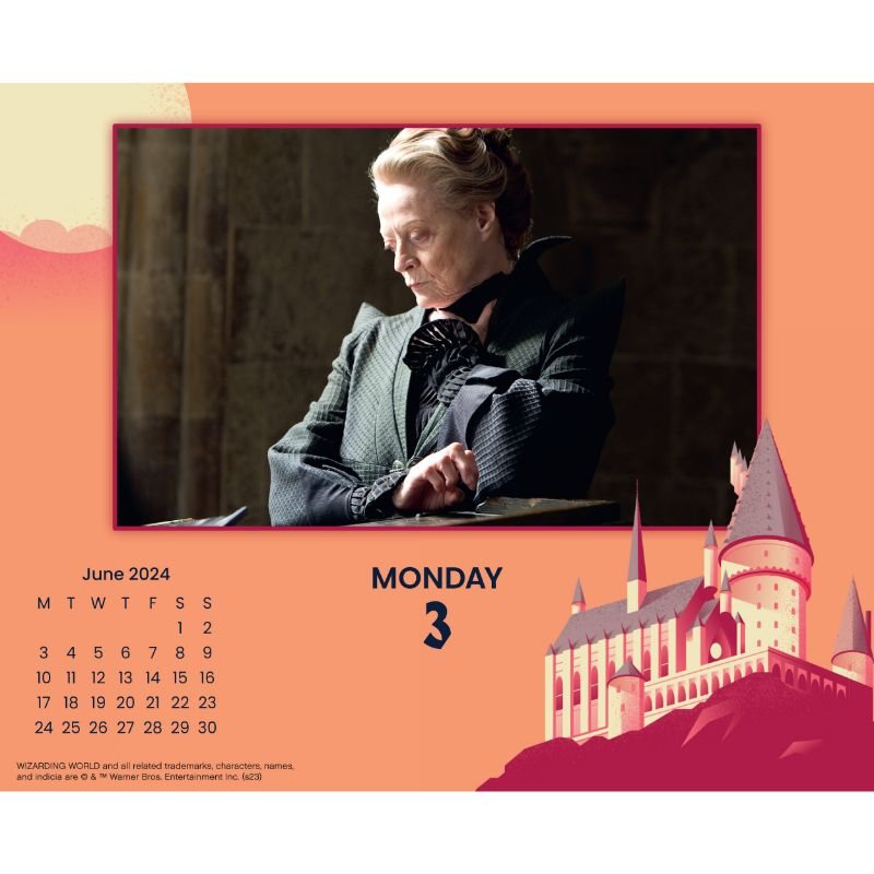 Harry Potter 2024 Desk Calendar Waterstones   00278986 800x800 