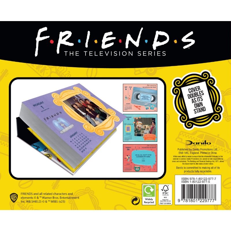 Friends 2024 Desk Calendar Waterstones   00279039 800x800 