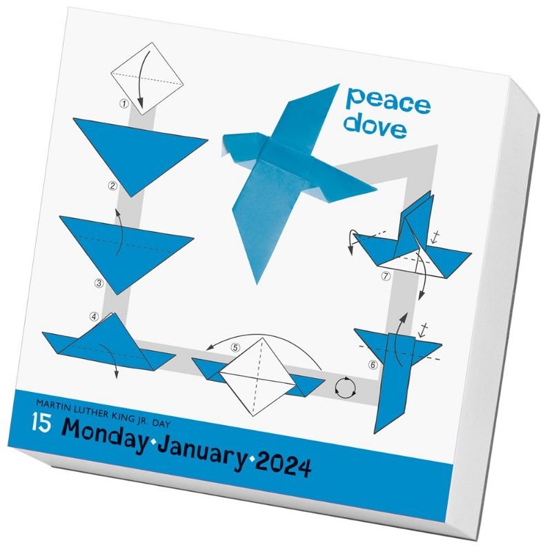 Origami PageADay Calendar 2024 by Margaret Van Sicklen, Workman