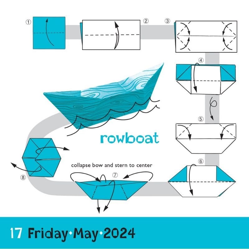 Origami Page A Day Calendar 2024 By Margaret Van Sicklen Workman   00279379 800x800 