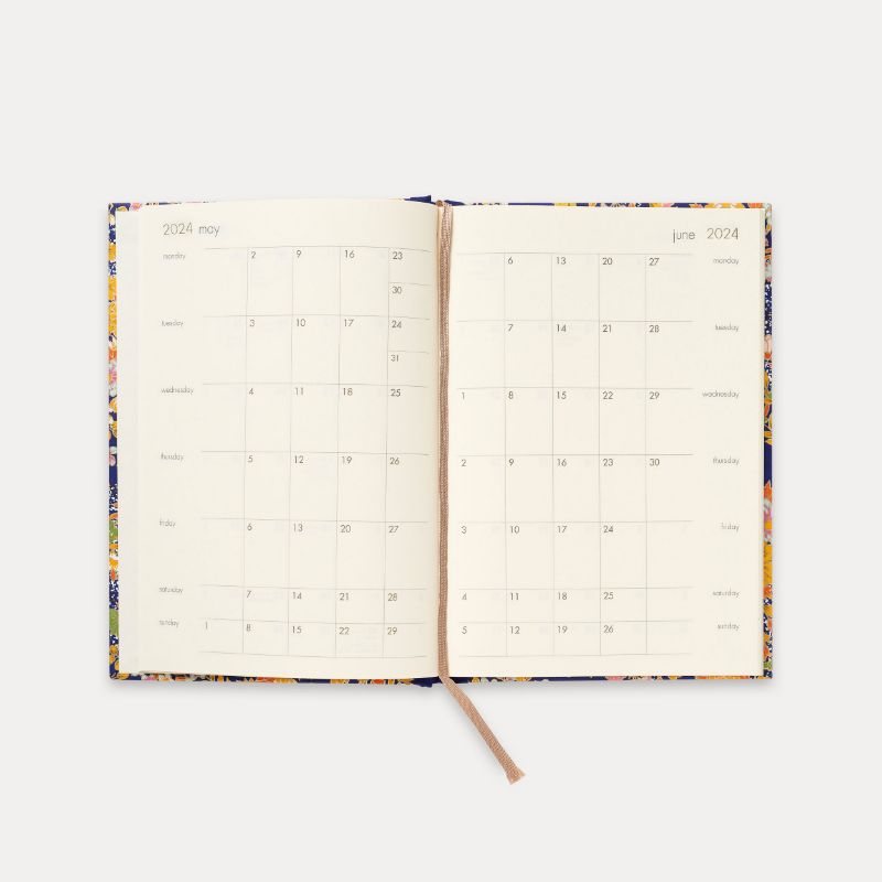 Esmie Red Blossom Branches Desk Diary 2024 Waterstones