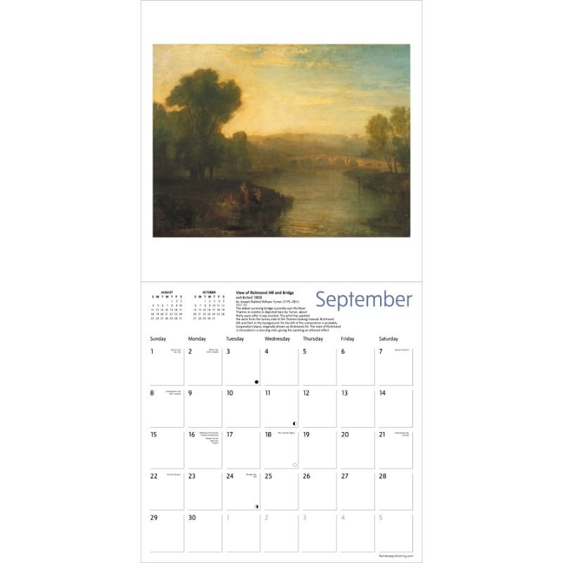 Tate British Landscapes Wall Calendar 2024 (Art Calendar) by Flame