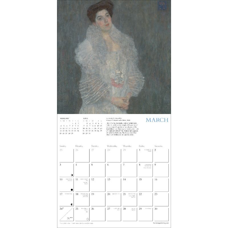 The National Gallery Mini Wall Calendar 2024 (Art Calendar) by Flame