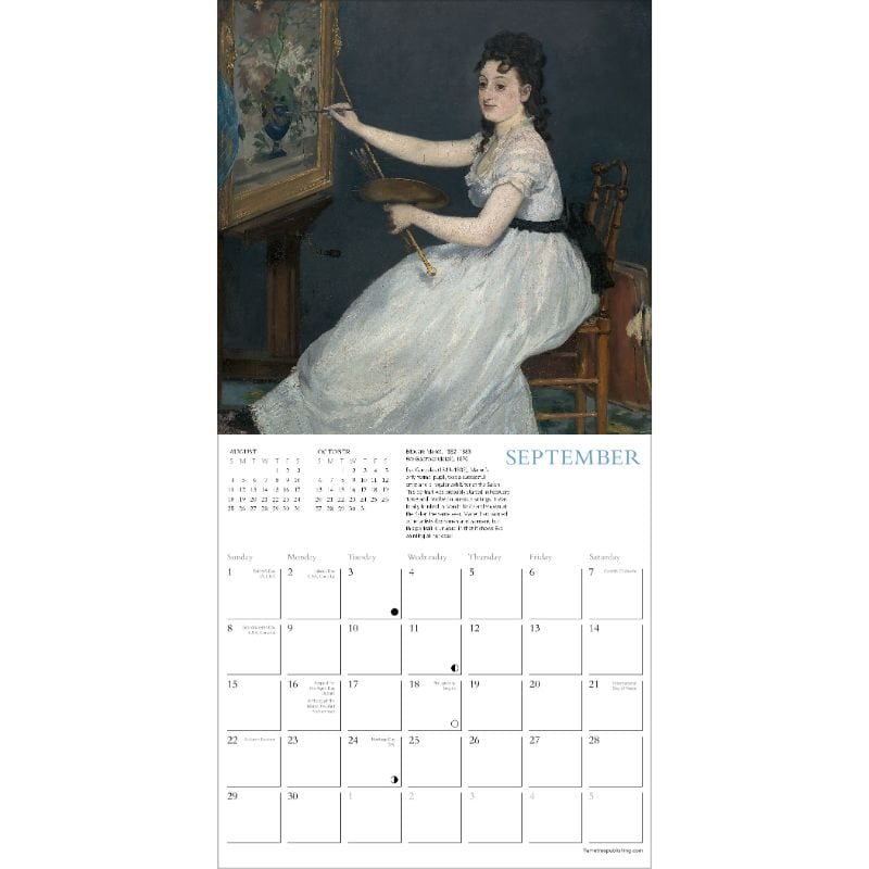 The National Gallery Mini Wall Calendar 2024 (Art Calendar) by Flame