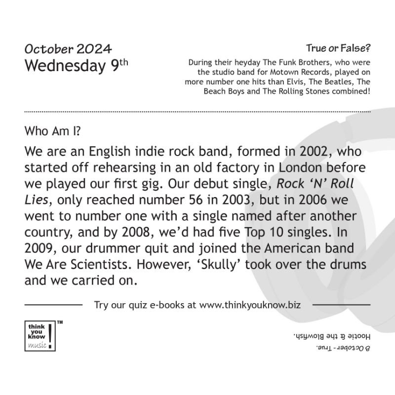 2024 Think You Know Music Boxed Calendar Waterstones   00281411 800x800 