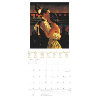 2024 Jack Vettriano Wall Calendar Waterstones