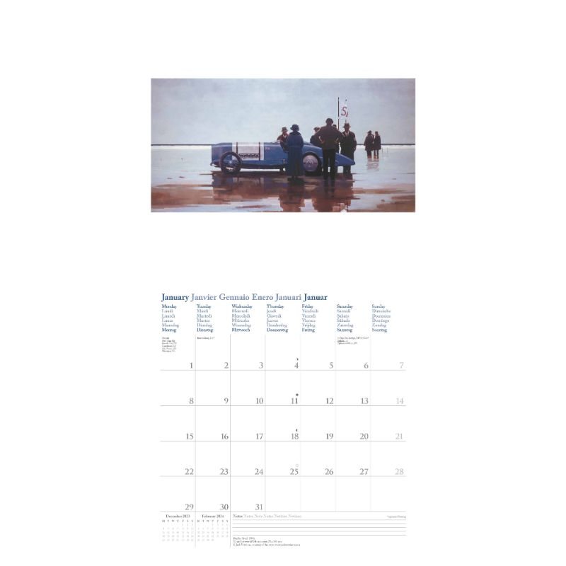 2024 Jack Vettriano Wall Calendar Waterstones