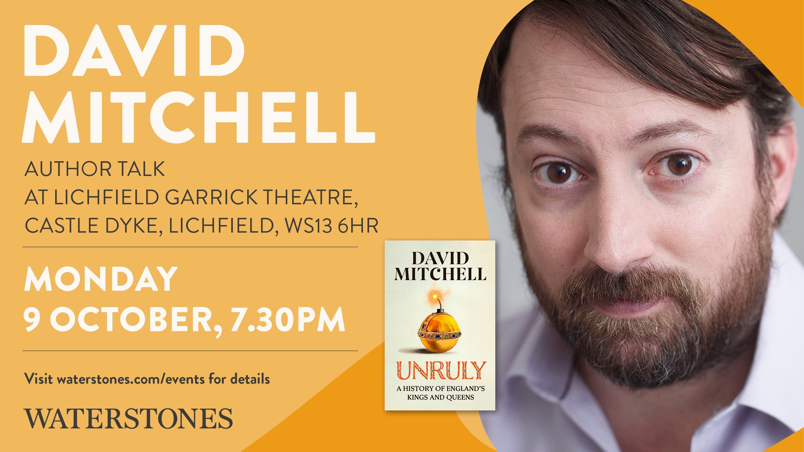 Unruly: in conversation with David Mitchell about his new book | Events ...