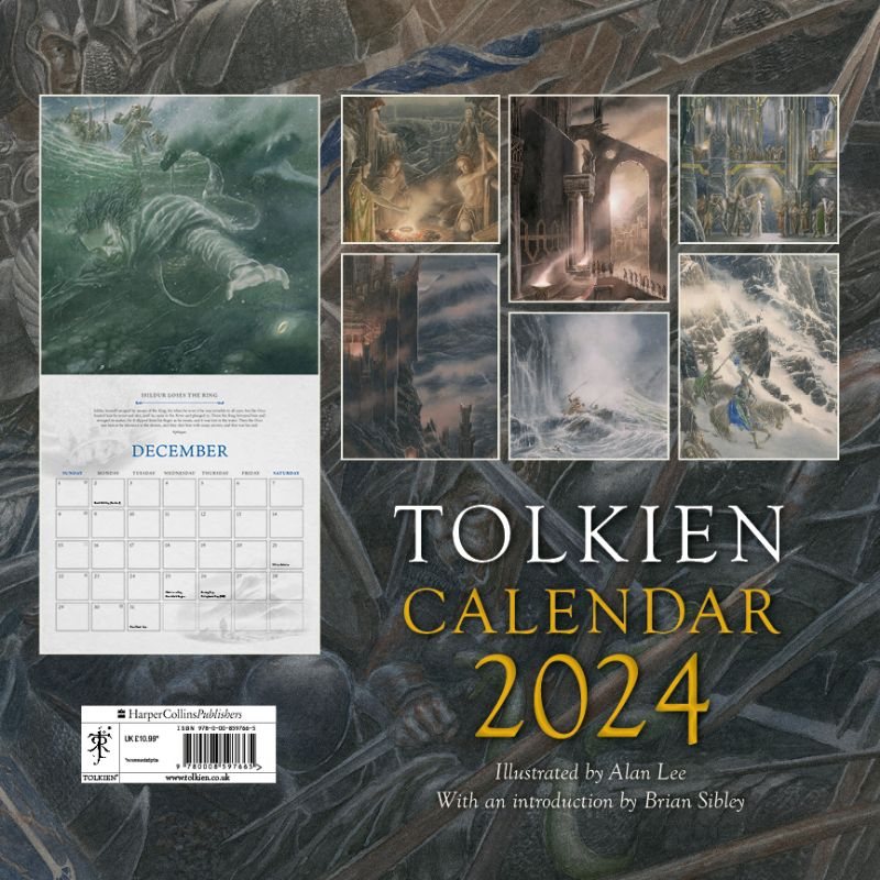 Tolkien Calendar 2024 by J. R. R. Tolkien, Brian Sibley Waterstones