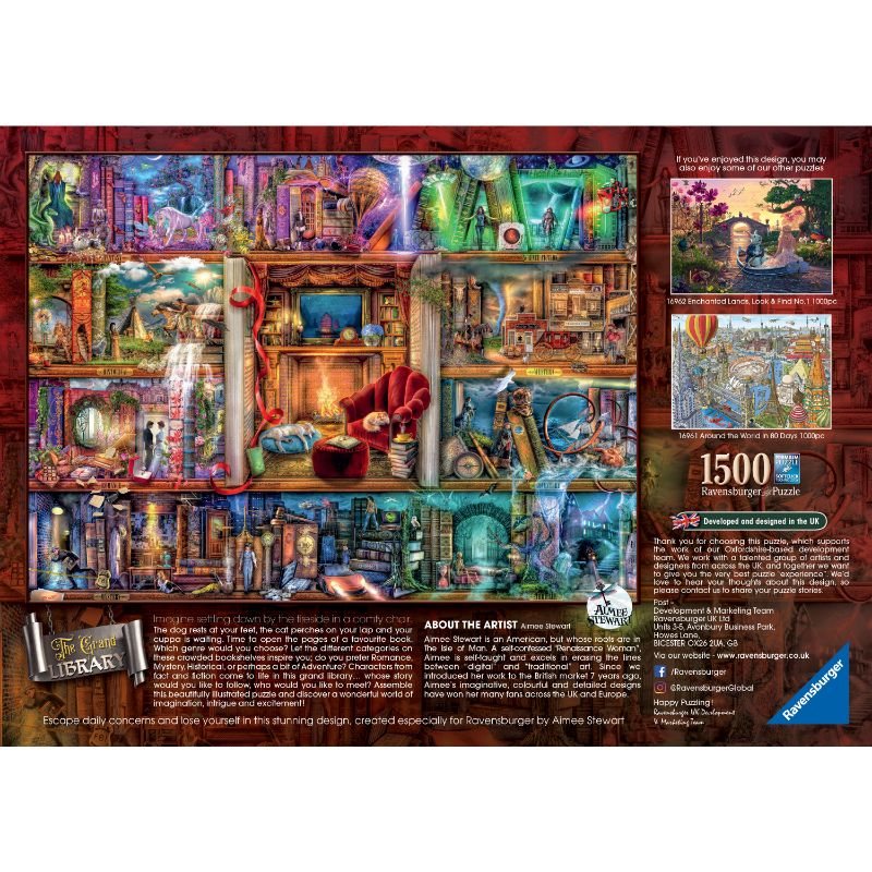 The Grand Library 1500 Piece Jigsaw Puzzle Waterstones