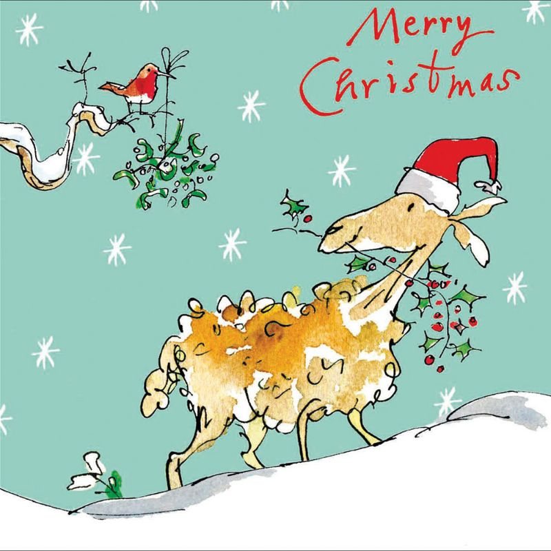 QUENTIN BLAKE HAND SIGNED CHILDLINE CHRISTMAS CARD 11 IN PERSON UACC ROALD DAHL | UK