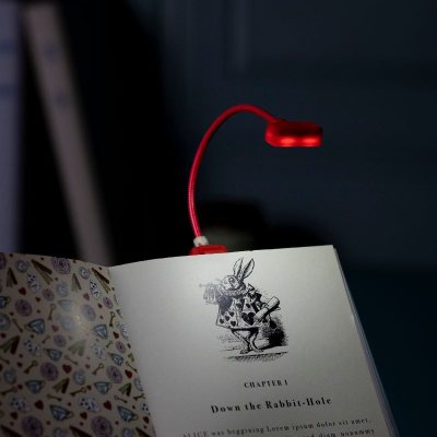 IF Book Lover's Reading Light - Alice, Red