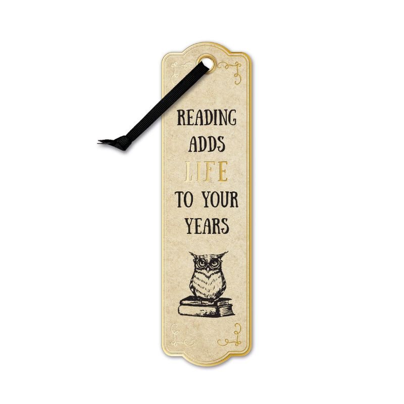 Literary Bookmark Life to Your Years Waterstones