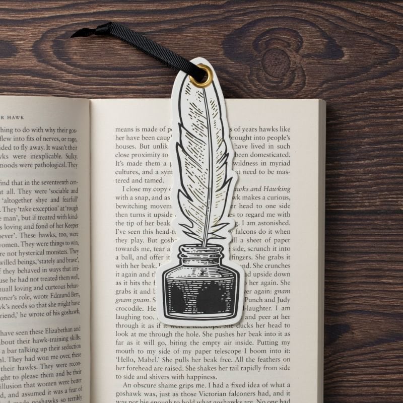 Academia Bookmark - Quill & Ink | Waterstones