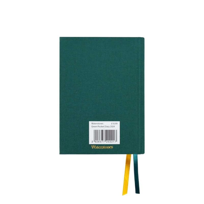 Waterstones Signature Green Pocket Diary 2024 Waterstones