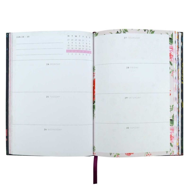Cath Kidston Twilight Garden Desk Diary 2024 Waterstones