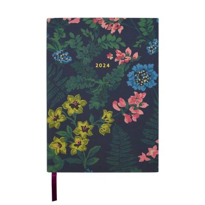 Cath Kidston Twilight Garden Desk Diary 2024 Waterstones   00296699 400x400 