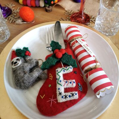 sloth christmas decoration