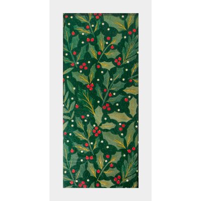 Green Holly Berries Tissue Paper | Waterstones
