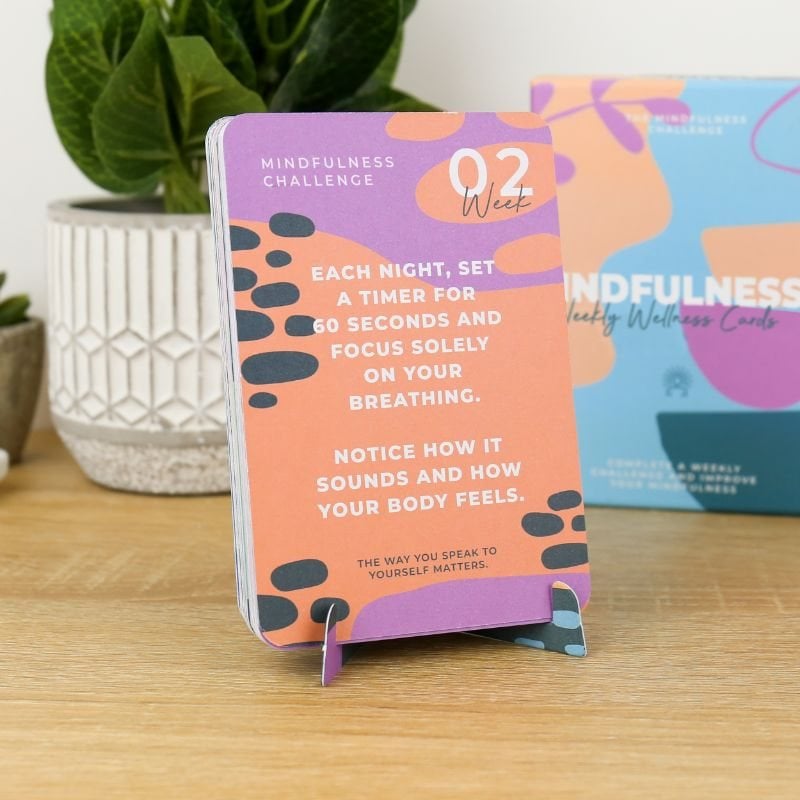 Mindfulness Weekly Wellness Cards Waterstones