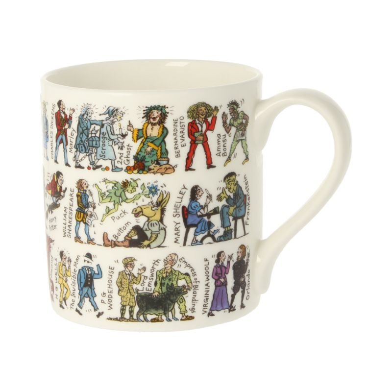 Writers and Characters 350ml mug Waterstones
