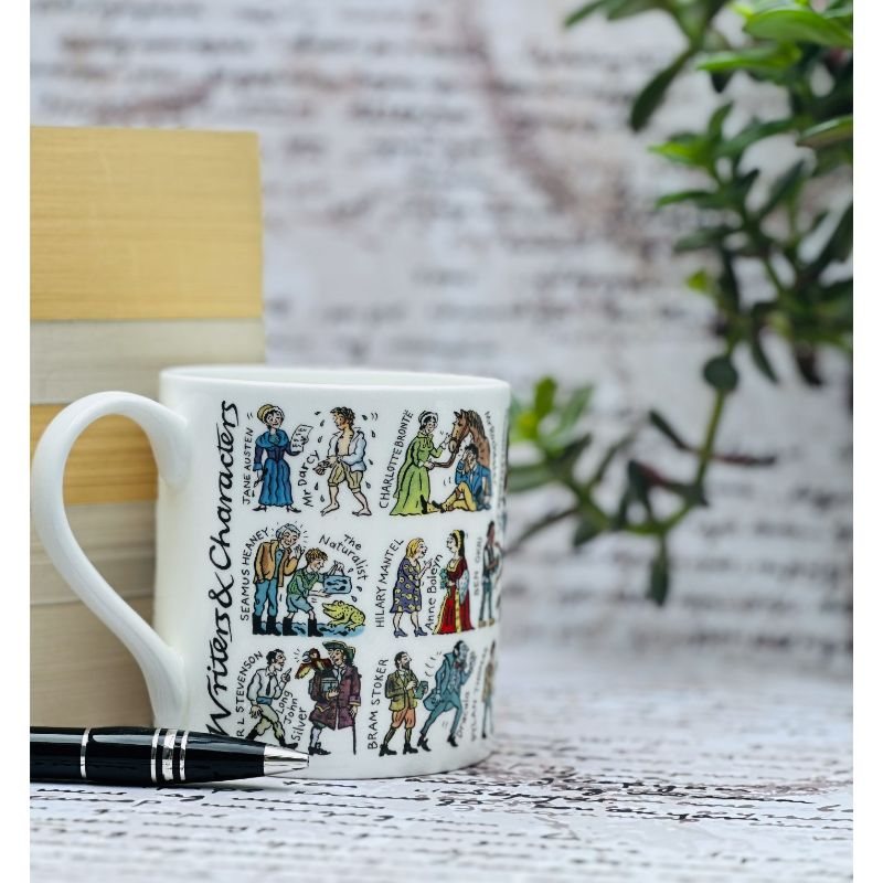 Writers and Characters 350ml mug Waterstones
