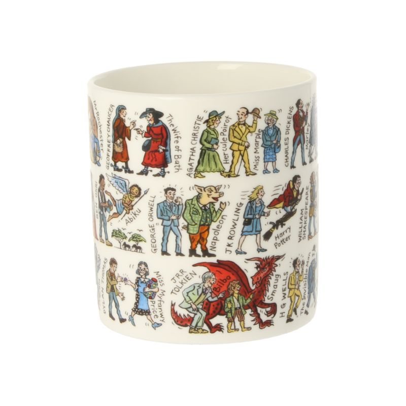 Writers and Characters 350ml mug Waterstones