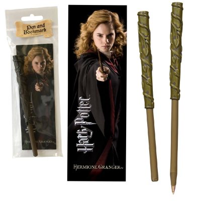 Noble collection Harry Potter Hermone Granger Wand Pen+Bookmark Multicolor