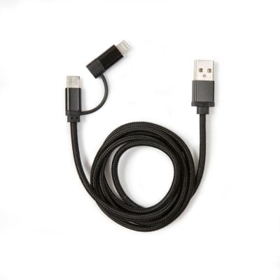 In Phone Charging Cable Black Waterstones