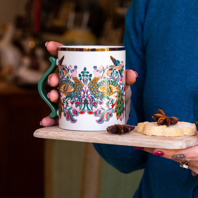 Peacock & Bird China Mug Waterstones