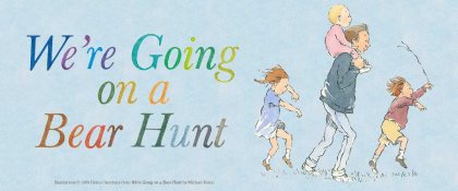 We're Going On A Bear Hunt Books 