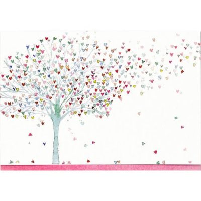 thumbnail image 2 of 20 Love Heart Postcards & Notecards Set With Decorated Envelopes – Handmade, Artist Designed, UK 2 of 6