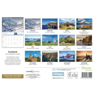 Scotland A4 Calendar 2024 | Waterstones