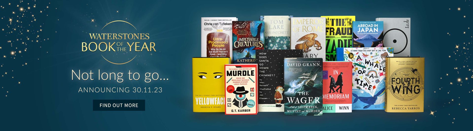 Waterstones Book of the Year The Shortlist | FIND OUT MORE
