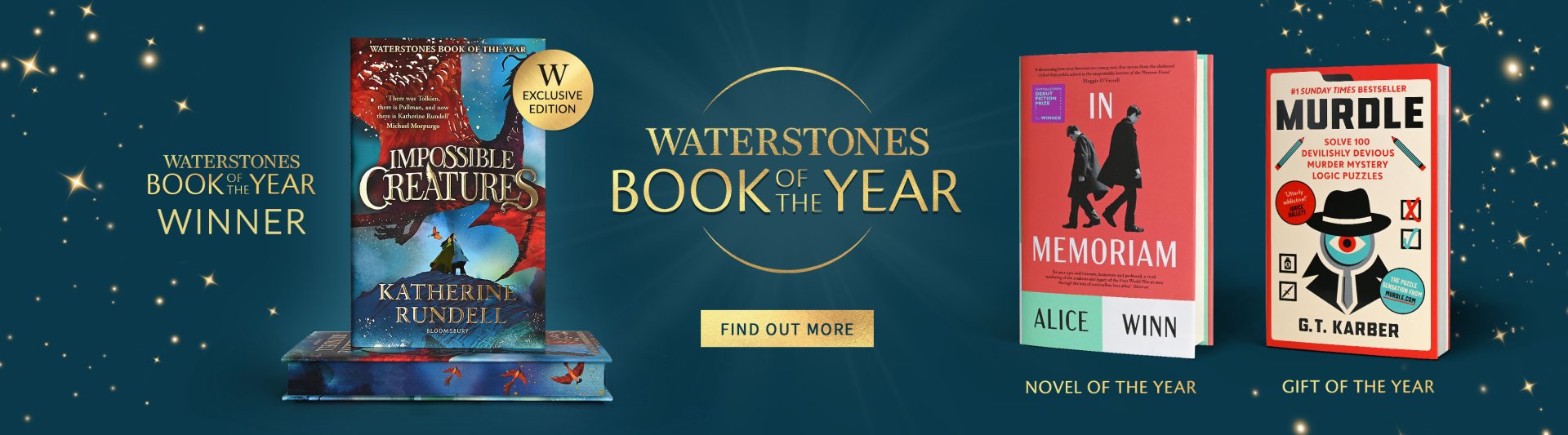 Waterstones Book of the Year WINNER | FIND OUT MORE