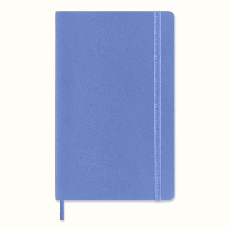 Moleskine Large Ruled Softcover Notebook Hydrangea Blue Waterstones