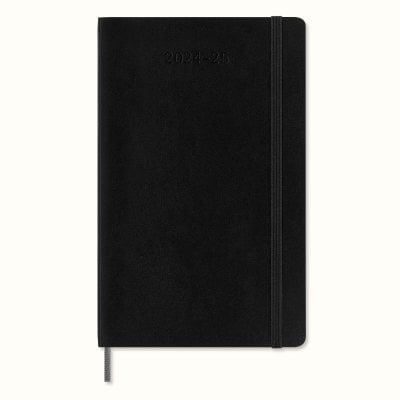 Black Weekly 18M Soft Large Diary 2024-2025 | Waterstones