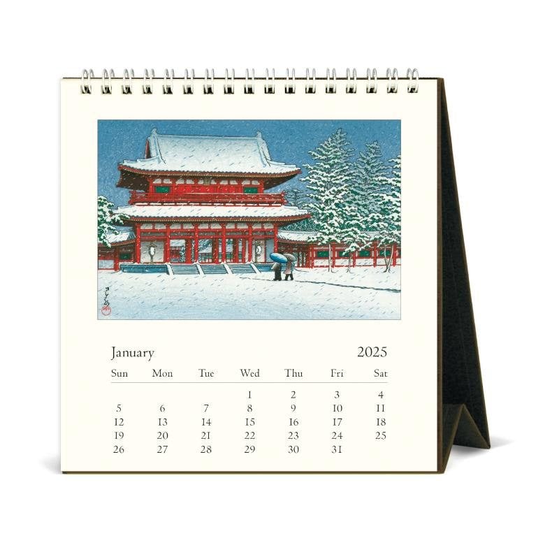 2025 Japanese Woodblock Desk Calendar Waterstones