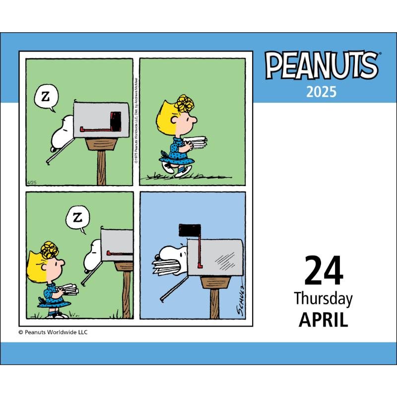 2025 Peanuts Boxed Calendar by Peanuts Worldwide LLC, Charles M. Schulz