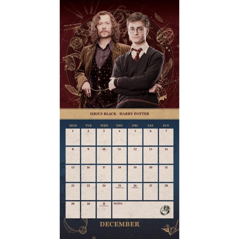2025 Harry Potter Wall Calendar Waterstones