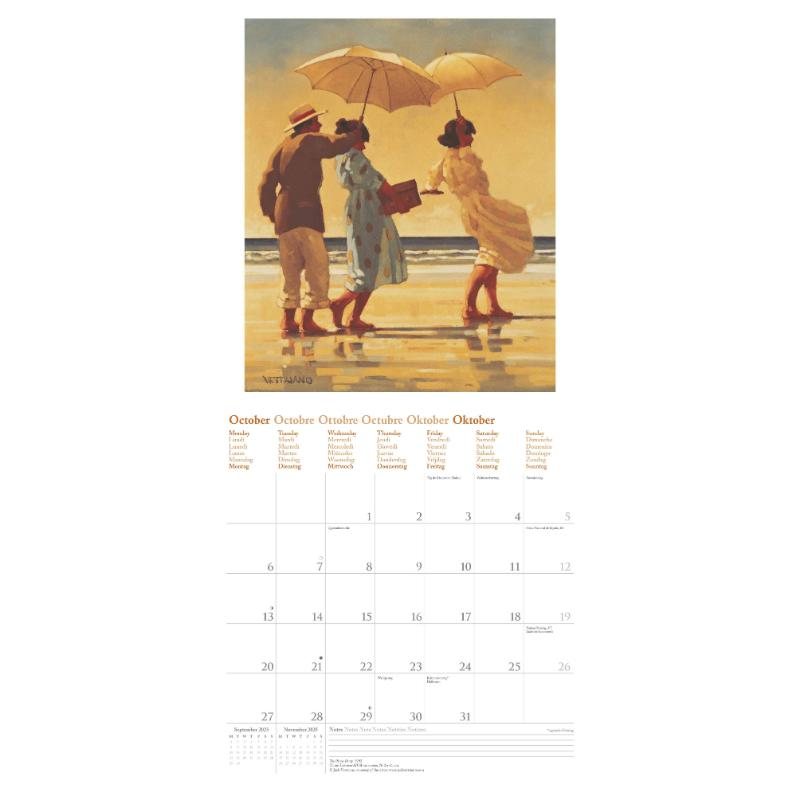 Jack Vettriano Calendar 2025 