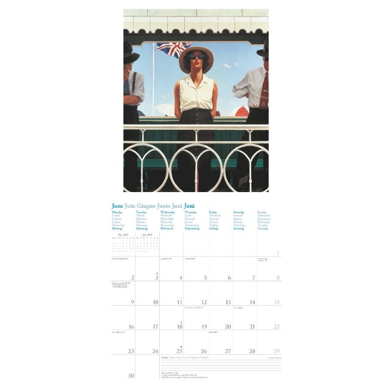 Jack Vettriano Calendar 2025 