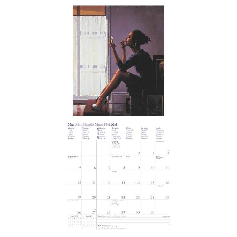 Jack Vettriano Calendar 2025 