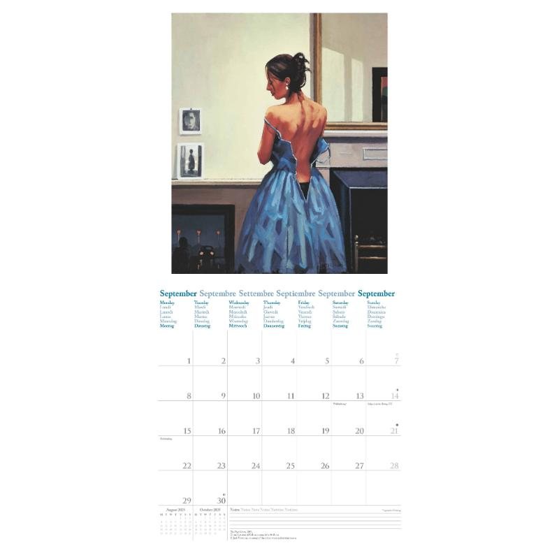 Jack Vettriano Calendar 2025 