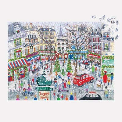 Michael Storrings Christmas In Paris 1000 Piece Jigsaw