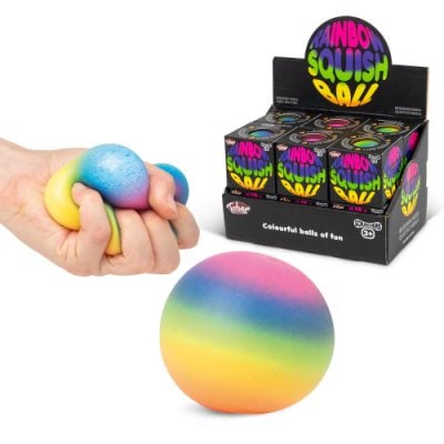 Rainbow Squish Ball