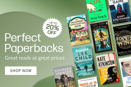 Mobile banner: Perfect Paperbacks Up to 20% Off | SHOP NOW