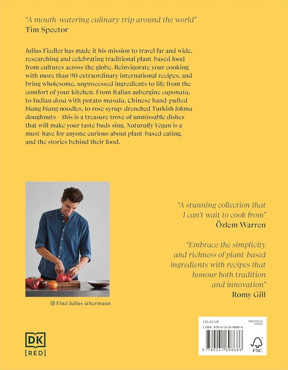 Naturally Vegan by Julius Fiedler | Waterstones