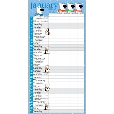 2026 Sandra Boynton Family Calendar by Sandra Boynton | Waterstones